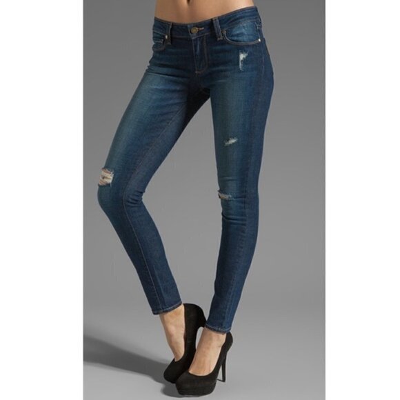 PAIGE Verdugo Ultra Skinny Destructed Decker 31 - Picture 1 of 15